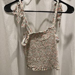Floral Cinch Tank